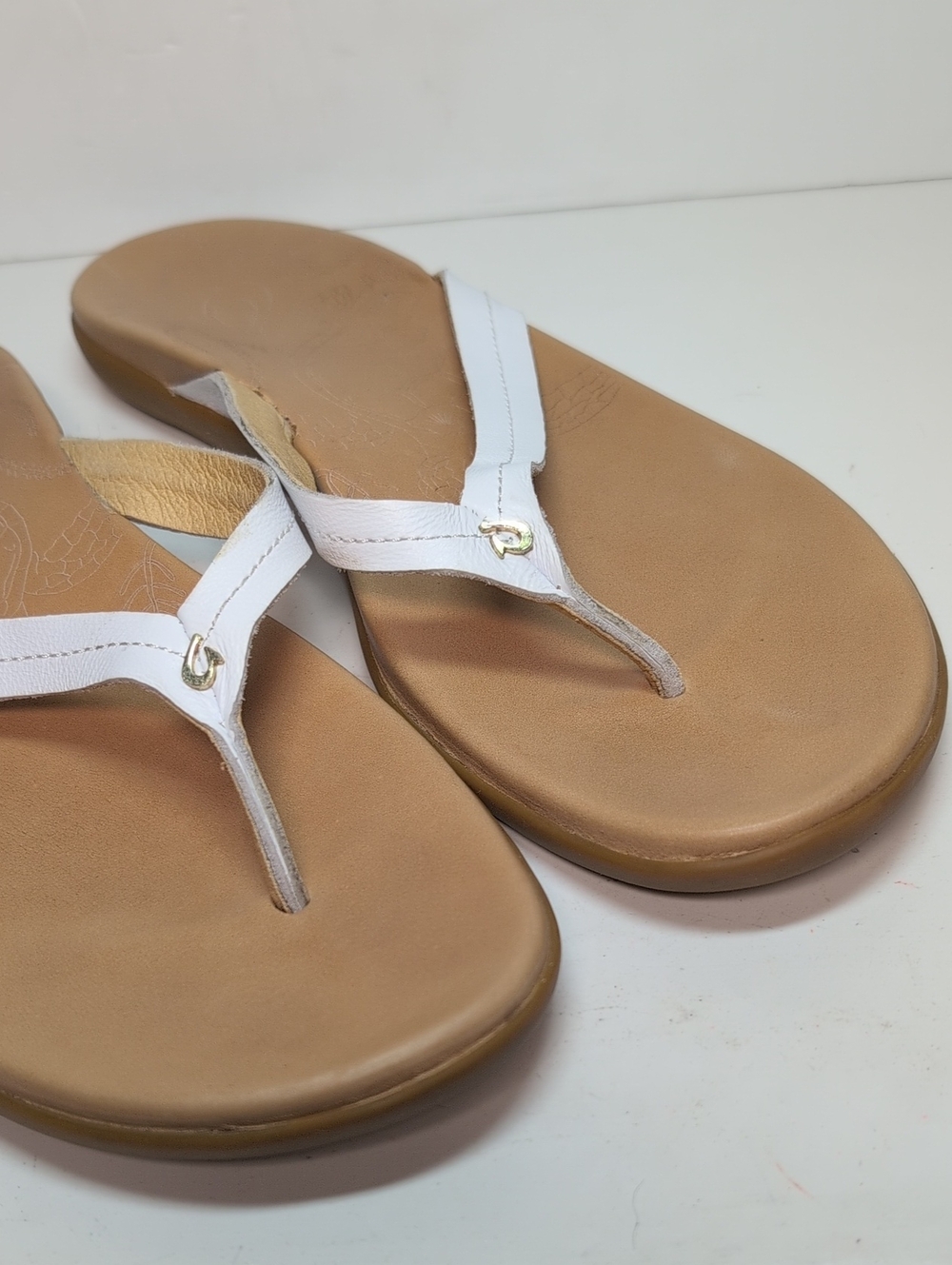Olukai Honu Turtle flip flop woman's sandals size 10 EU 40 - Picture 11 of 14